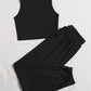 Plus Size Crop Tank Set