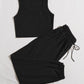 Plus Size Crop Tank Set