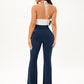 Rib Knit Flare Pants