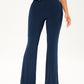 Rib Knit Flare Pants