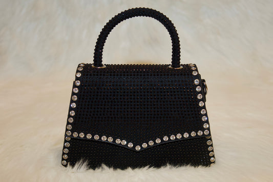 Black Luxury Diamond Crossbody