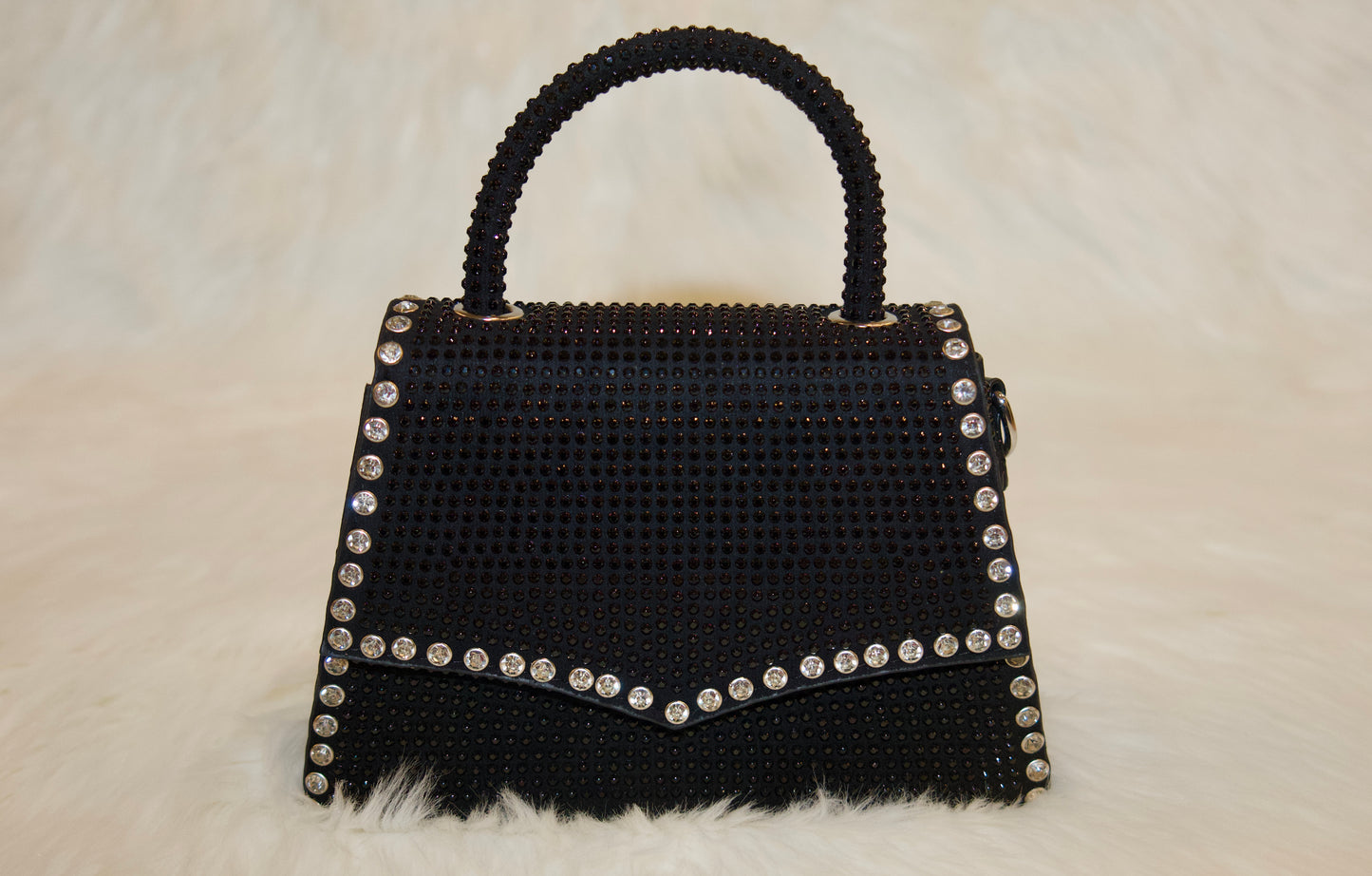 Black Luxury Diamond Crossbody